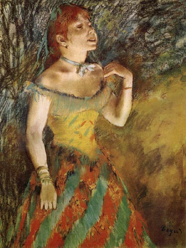 Edgar Degas New Singer Spain oil painting art